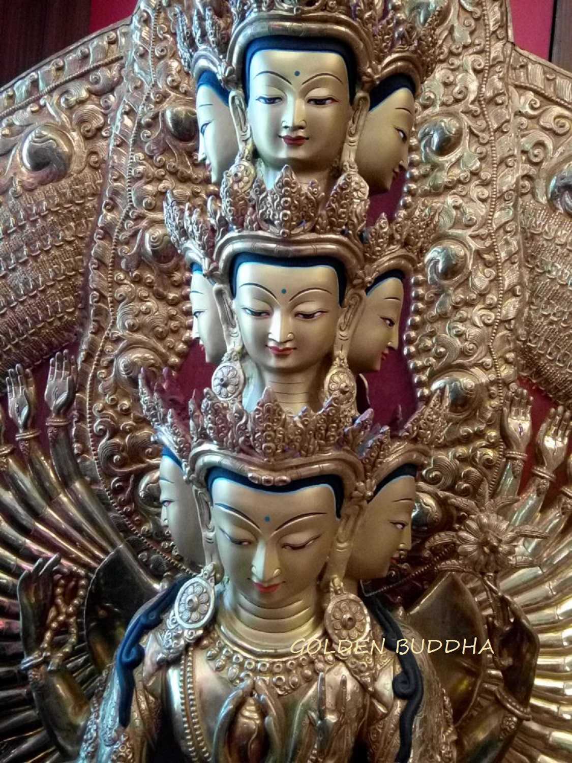 11 Heads Avalokiteshvara statue