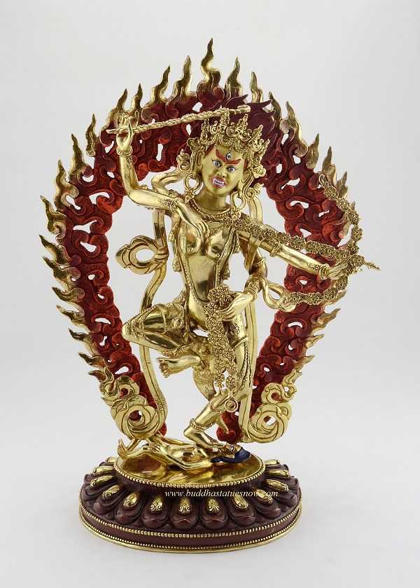 Red Tara statue kurukulla